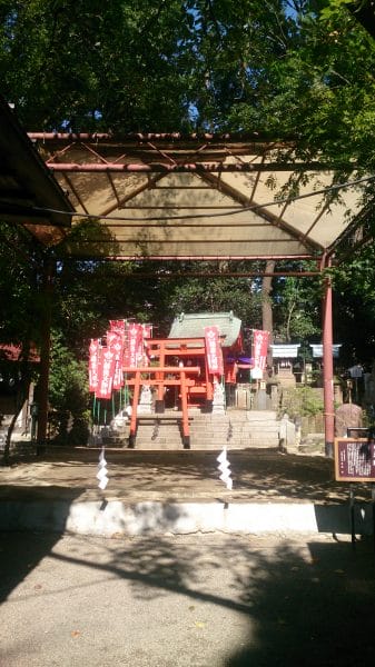 田無神社にある大鵬記念の土俵