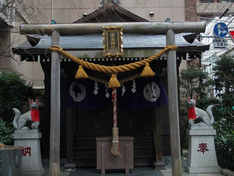 日本橋七福神の茶ノ木神社