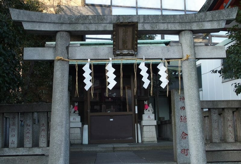 神田明神境内にある浦安稲荷神社