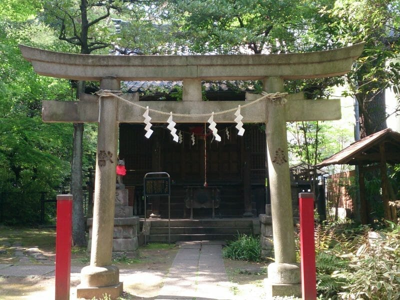 赤坂氷川神社で仕事運アップのご利益がある四合稲荷神社