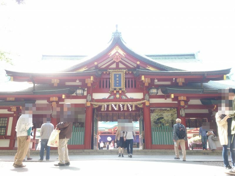 赤坂山王日枝神社の神門