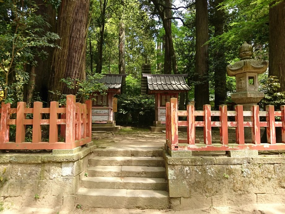 香取神宮の境内にある馬場殿神社・市神社・天降神社