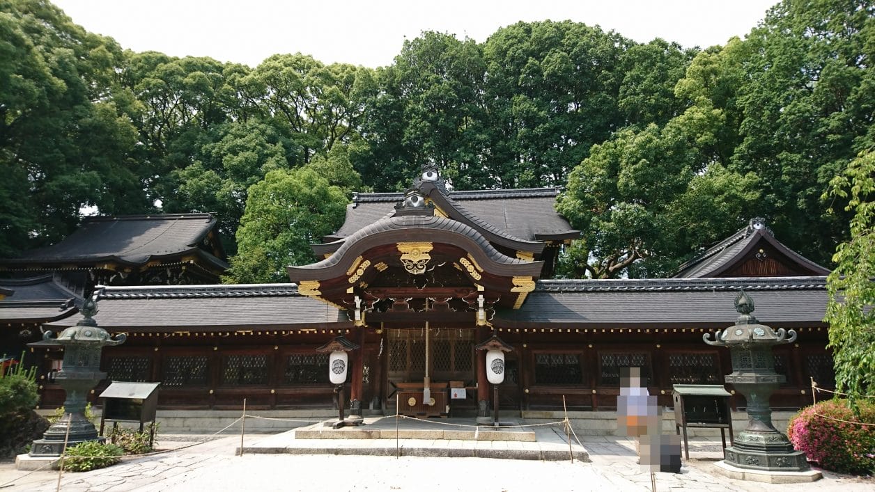 京都の今宮神社のご本殿
