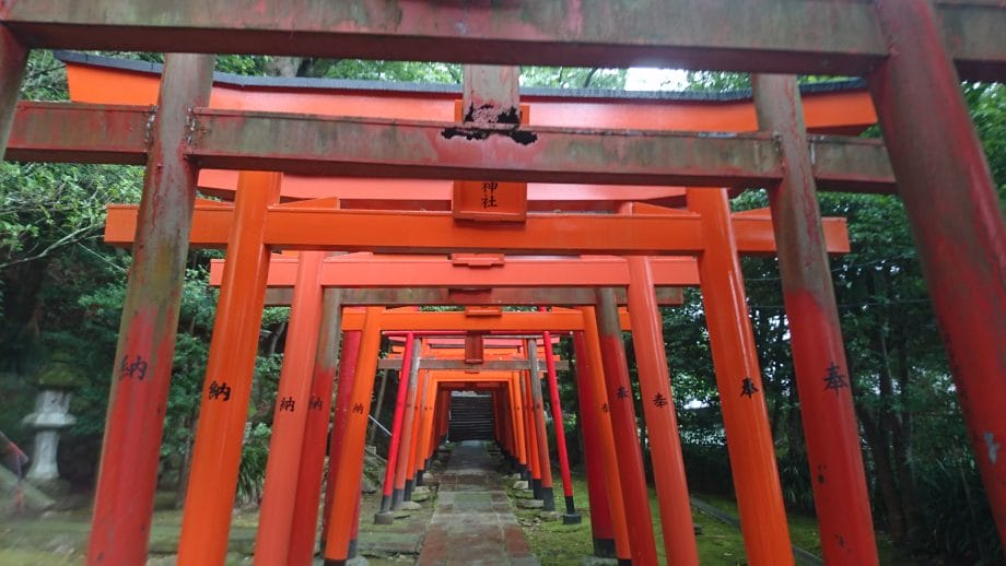 長崎の諏訪神社の玉園稲荷神社