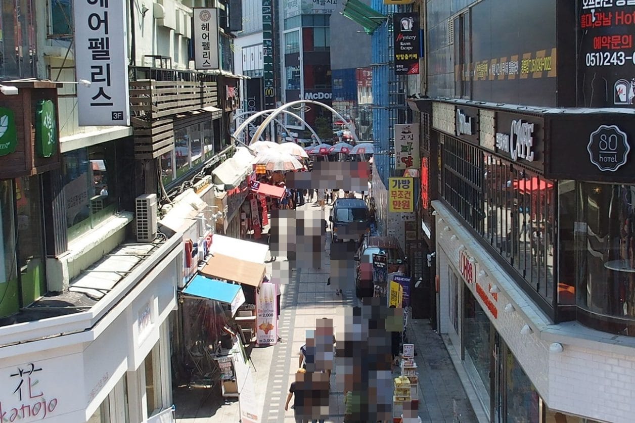 釜山の通り