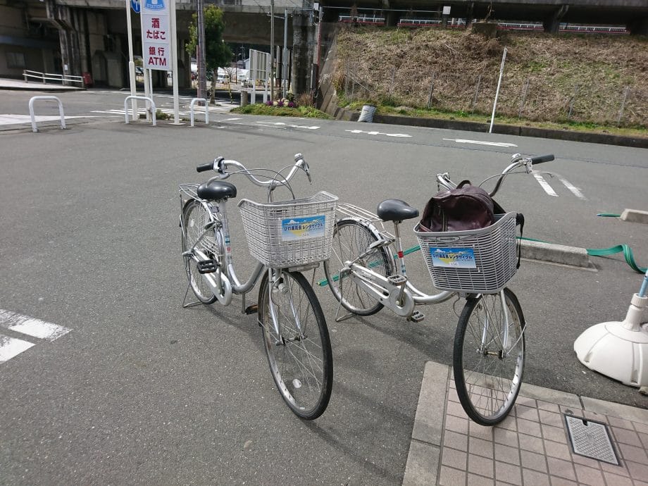 近江高島駅駅から自転車で白鬚神社へ