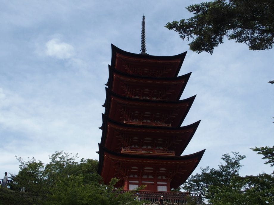 宮島の五重塔