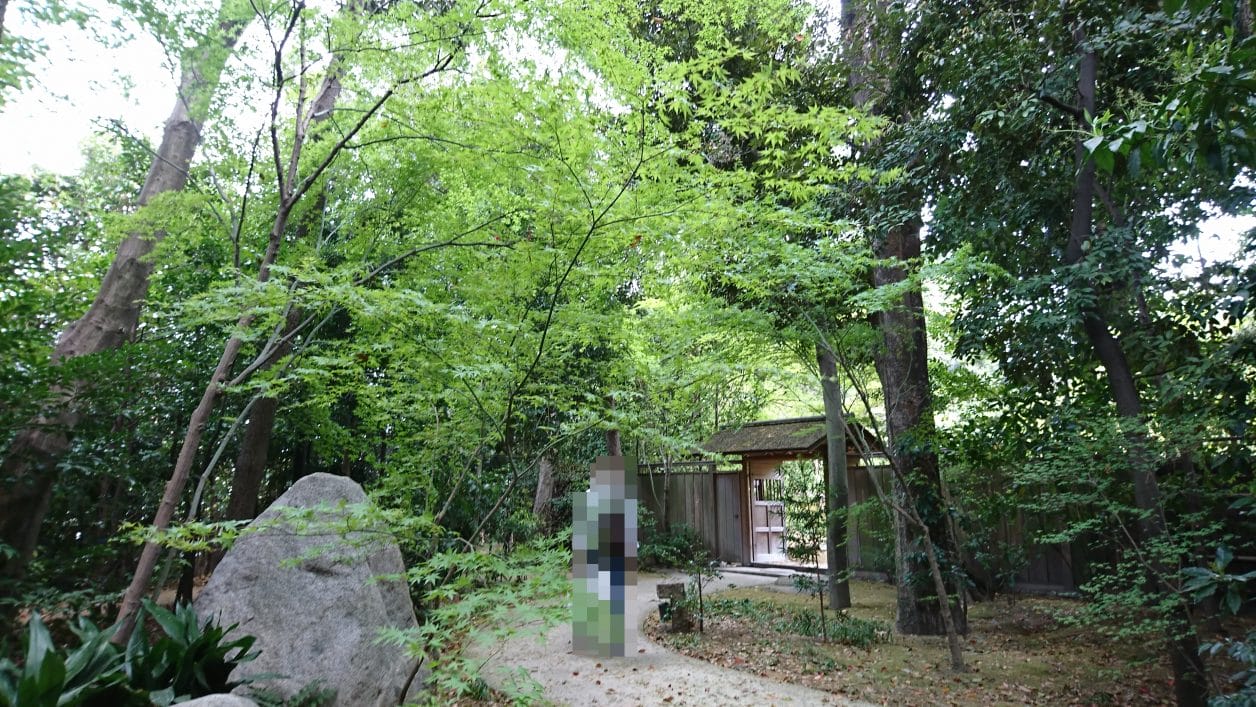 寒川神社の神嶽山神苑