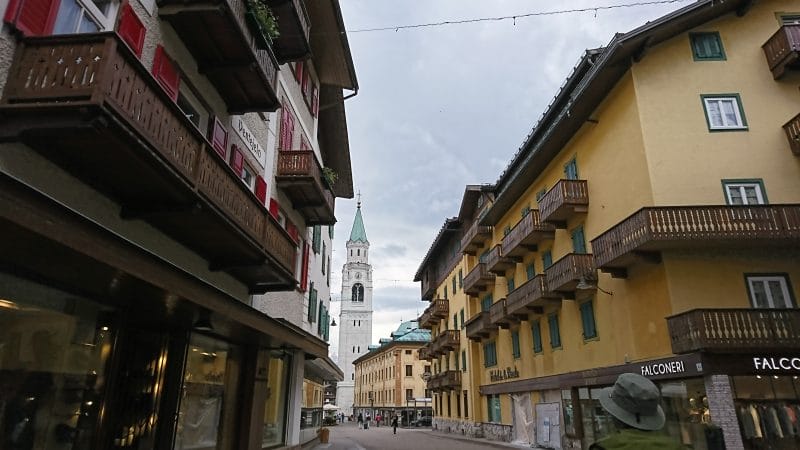 コルチナダンペッツォの街の散策