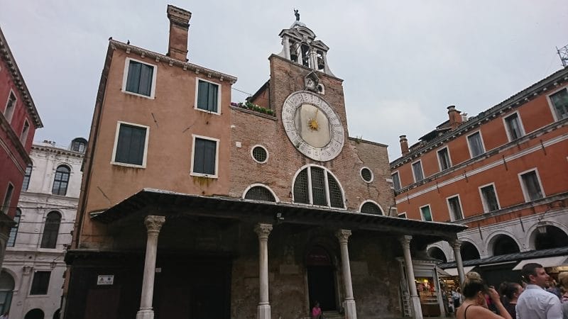 ベネチアのサン・ジャコモ・ディ・リアルト教会