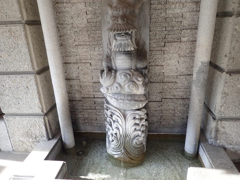 下呂温泉神社に沸いている温泉