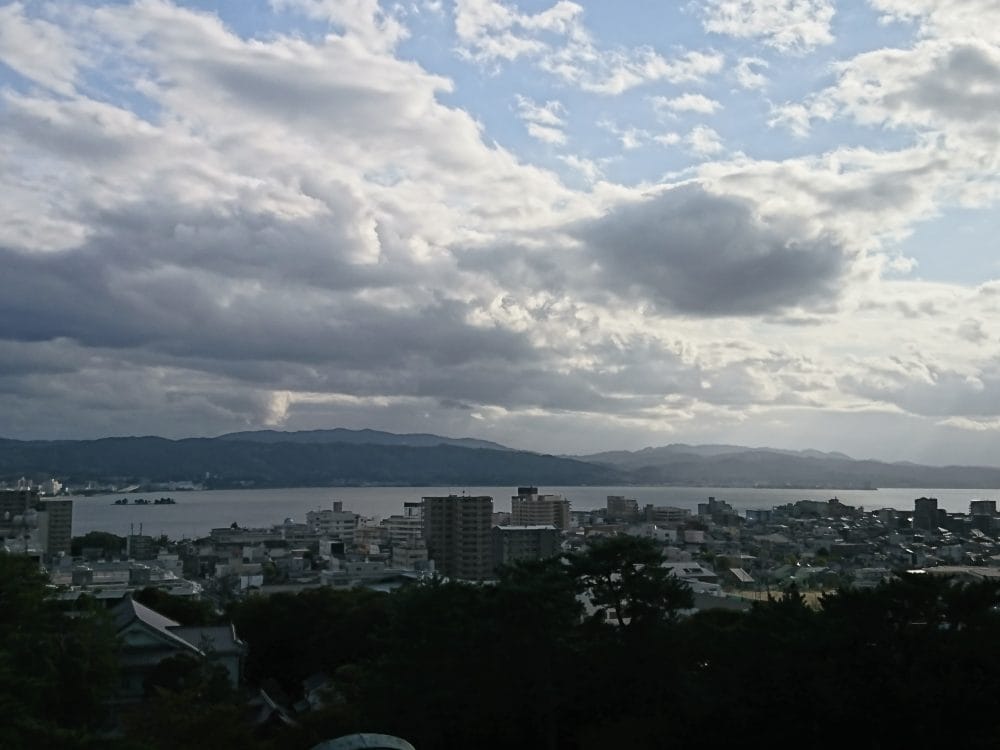 松江城から見える景色