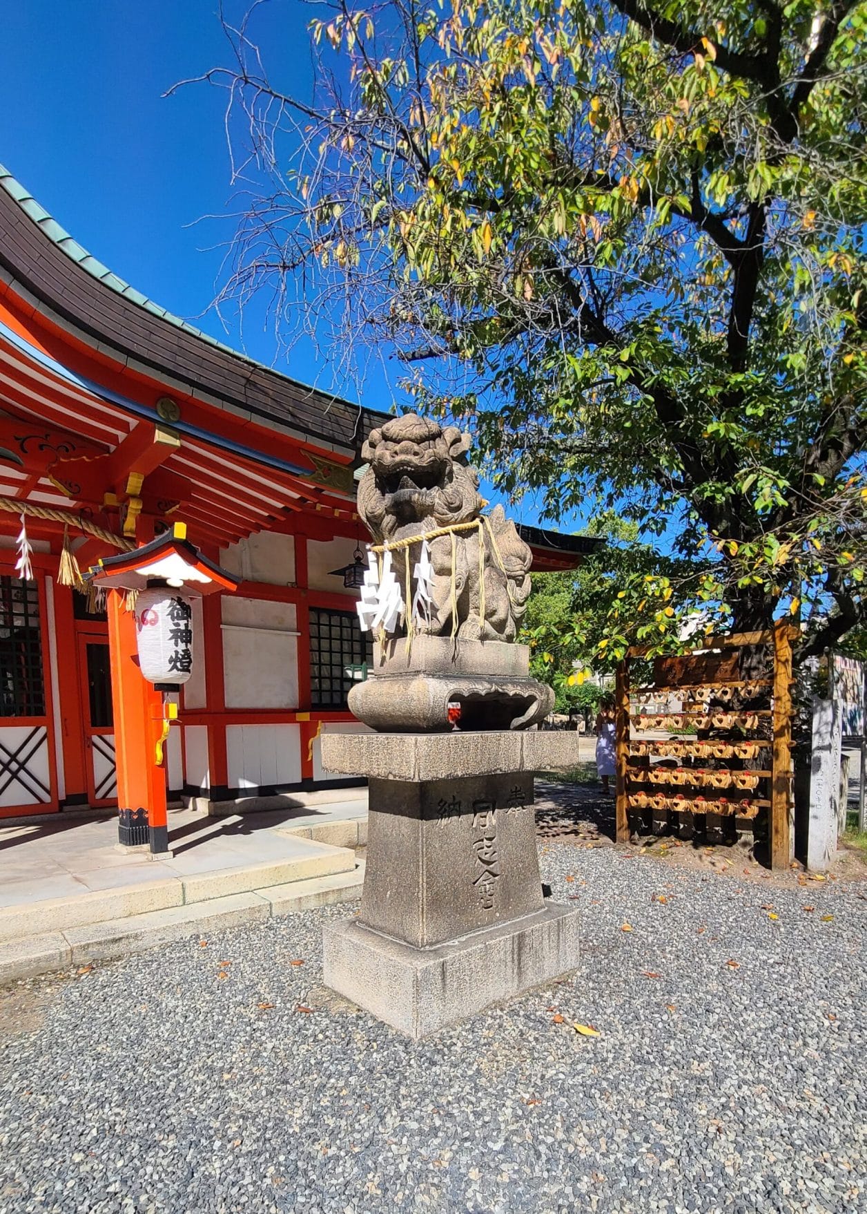 大阪玉造稲荷神社の狛犬様